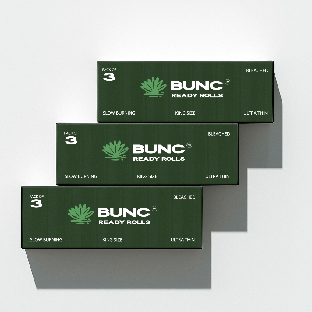 Bunc ready rolls pack of 3 Bleached